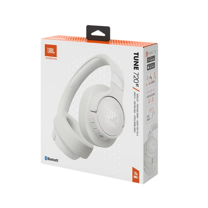 JBL Tune 720BT Black Over-Ear Wireless Bluetooth Headphones – Pure Bass Sound
