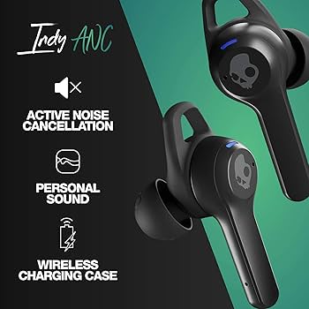 Skullcandy Indy ANC, Noise Cancelling, True Wireless Earbuds
