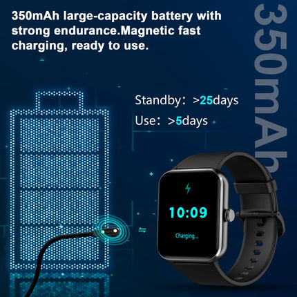 Blackview R50 Smart Watch – Bluetooth Calling | 1.85” HD Display | Health & Fitness Tracker