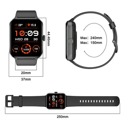 Blackview R50 Smart Watch – Bluetooth Calling | 1.85” HD Display | Health & Fitness Tracker