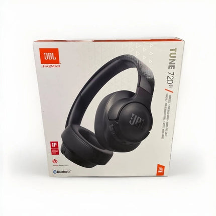 JBL Tune 720BT Black Over-Ear Wireless Bluetooth Headphones – Pure Bass Sound